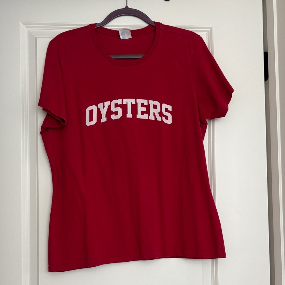 Port and Company Red Graphic Tee